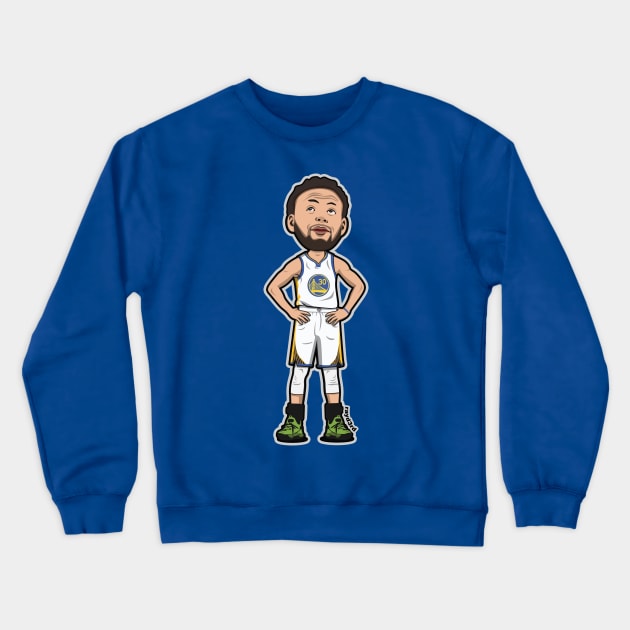 Steph Curry Cartoon Style Crewneck Sweatshirt by ray1007